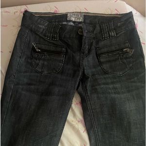 Dark blue wash jeans